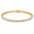 3mm / 4mm / 5mm CZ Tennis Bracelet - 8 Inch