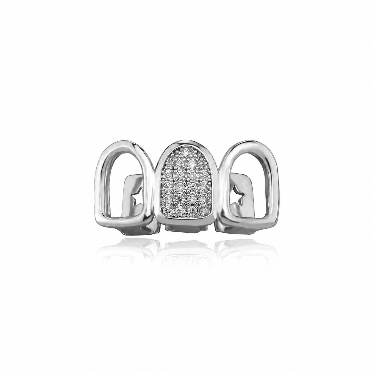CZ Three Tooth Grillz