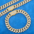12mm/8inch S925 Moissanite Cuban Link Bracelet
