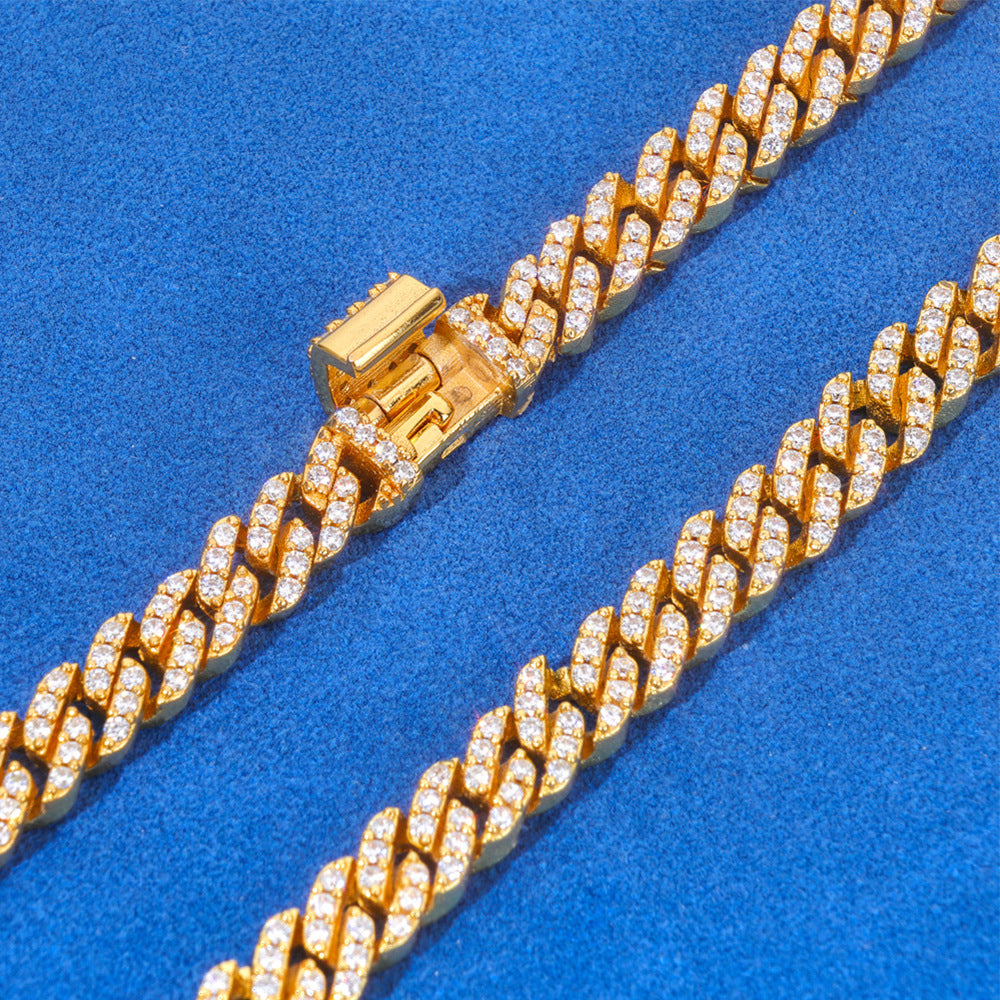 5mm/8inch S925 Moissanite Cuban Link Bracelet