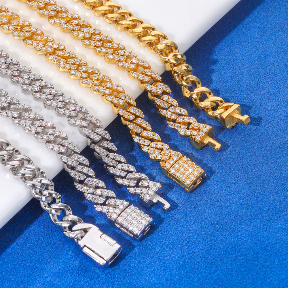 5mm/8inch S925 Moissanite Cuban Link Bracelet