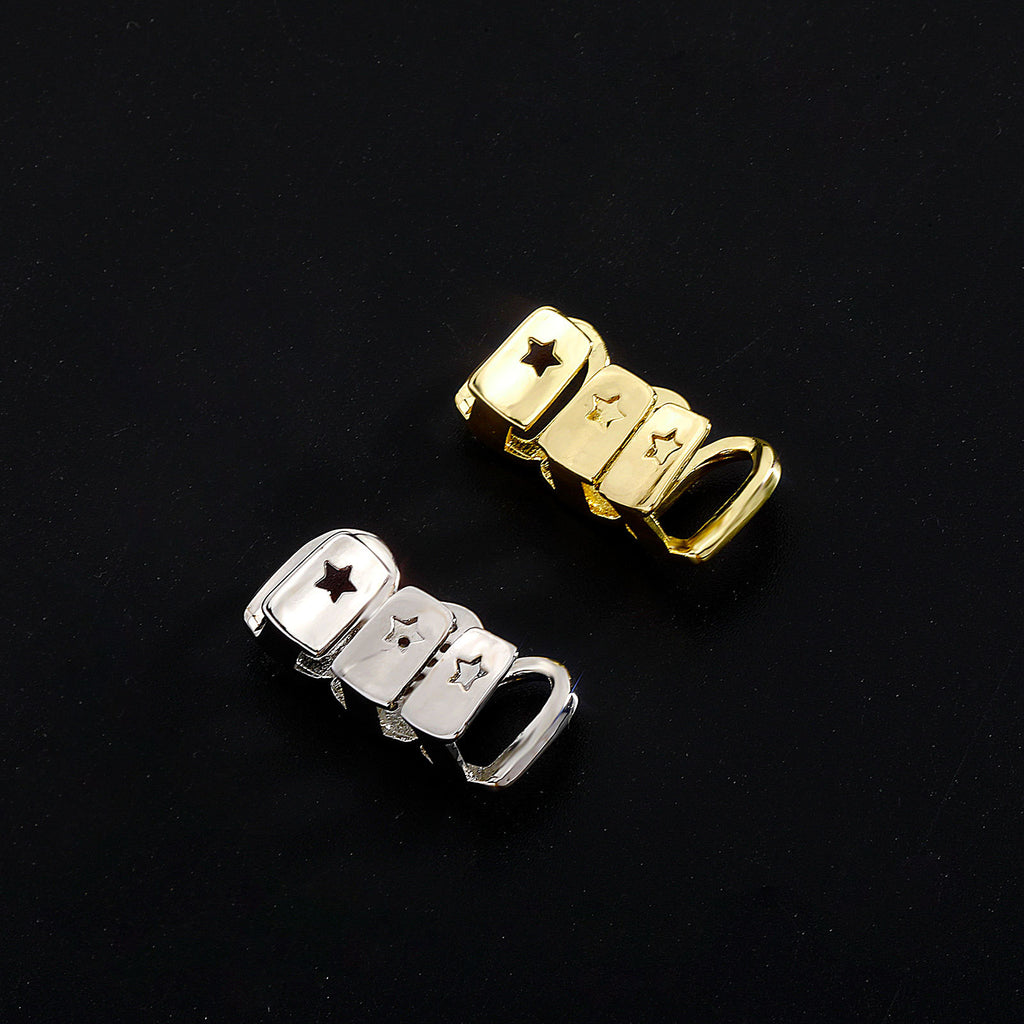 CZ Three Tooth Grillz